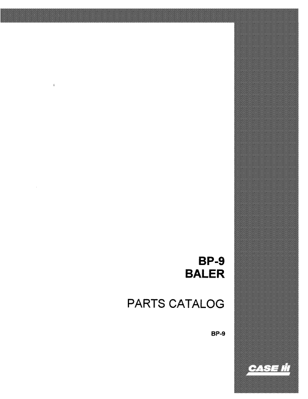 Case IH 27 Baler Parts Manual - Neo Truck Manuals