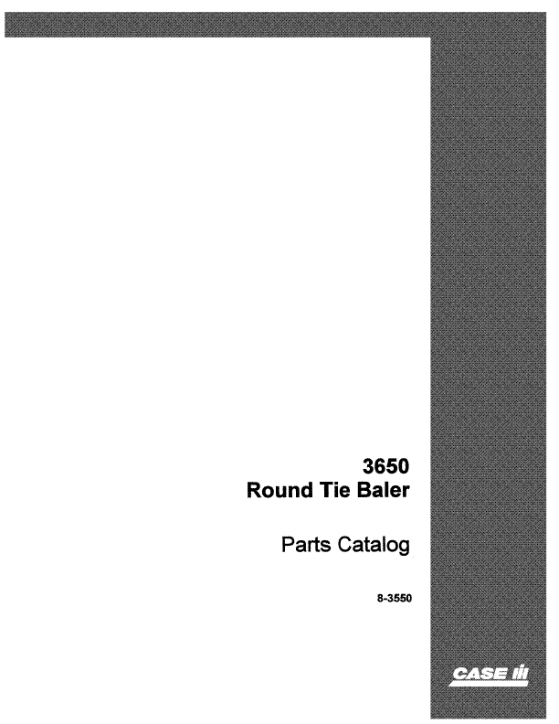 Case IH 3650 Baler Parts Manual - Neo Truck Manuals