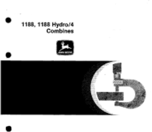 John Deere 1188, 1188 Hydro4 Combine Parts Manual - Neo Truck Manuals