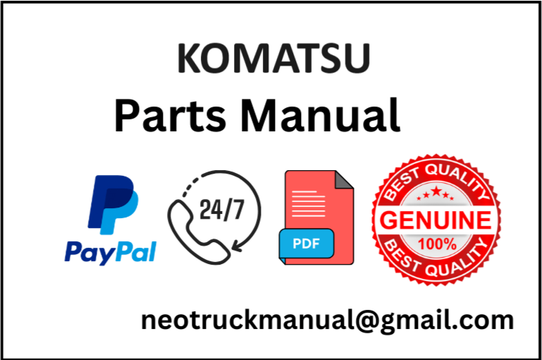 Komatsu D31P-16 Bulldozer Parts Manual - Neo Truck Manuals
