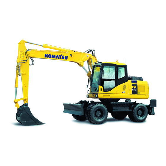 Komatsu PW160-7K Hydraulic Excavator Parts Manual - Neo Truck Manuals