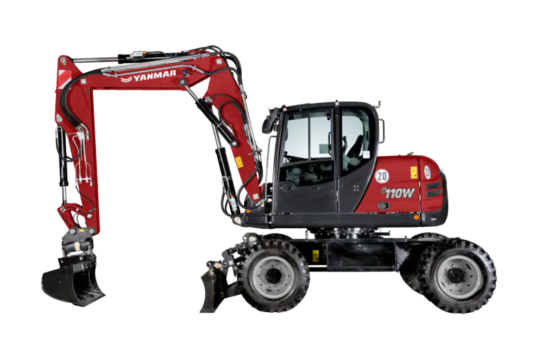 Yanmar B110W Wheeled Excavator Service Repair Manual