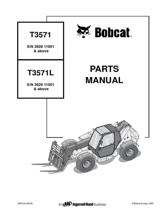 Bobcat T3571 Telescopic Handler Parts Manual - Neo Truck Manuals