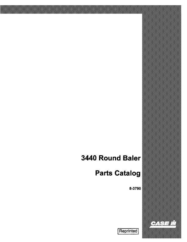 Case IH 3440 Baler Parts Manual