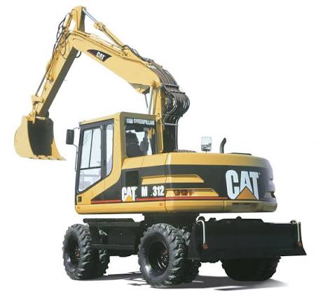 Caterpillar M312 Wheeled Excavator Service Manual 6TL