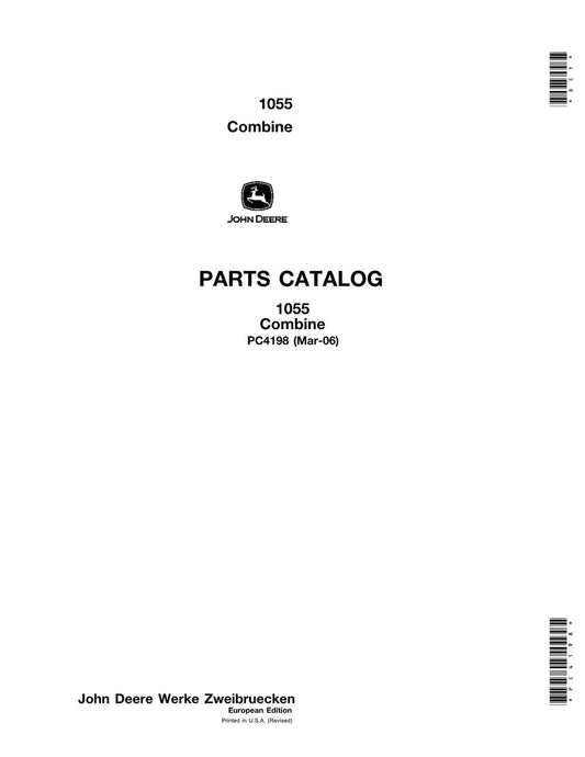 John Deere 1055 Combine Parts Manual - Neo Truck Manuals