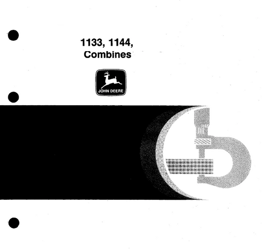 John Deere 1133, 1144 Combine Parts Manual - Neo Truck Manuals