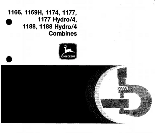 John Deere 1166, 1166 Hydro/4 Combine Parts Manual - Neo Truck Manuals