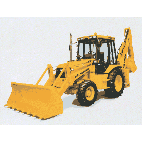 Komatsu WB95R-1 WB97R-1 (Italy) Backhoe Loader Parts Manual SN 8901442-UP