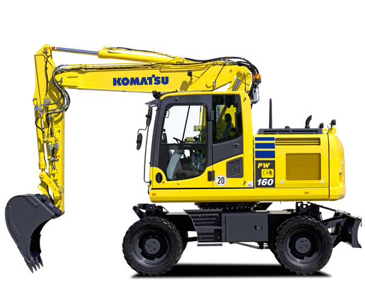 Komatsu PW160-10 Wheeled Excavator Parts Manual - Neo Truck Manuals
