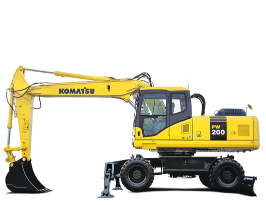 Komatsu PW200-7E0 Wheeled Excavator Parts Manual - Neo Truck Manuals