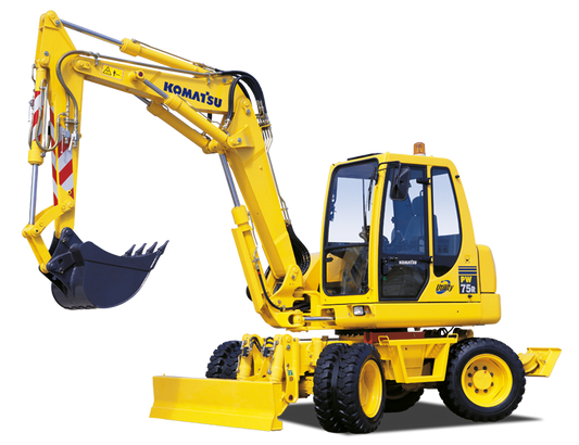Komatsu PW75R-2 Hydraulic Excavator Parts Manual - Neo Truck Manuals