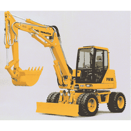 Komatsu PW95-1 Hydraulic Excavator Parts Manual - Neo Truck Manuals