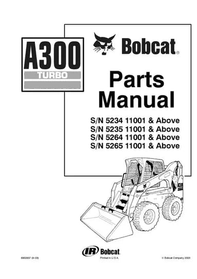 Bobcat A300 Loader Parts Manual