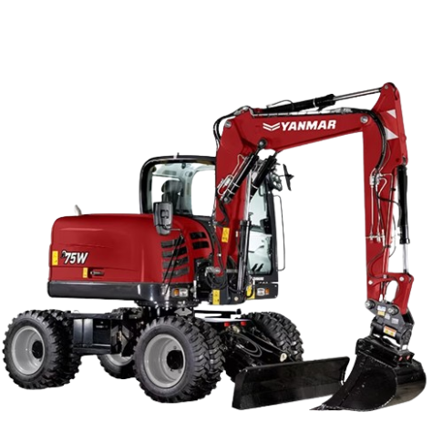 Yanmar B75W Wheeled Excavator Service Repair Manual